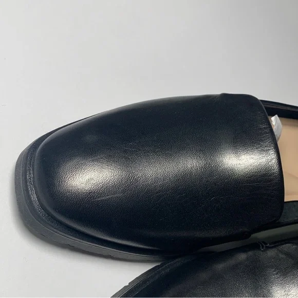 NEW ALDO Women's Slip on Black Genuine Leather Loafers Size 6 Flats Shoes - Picture 10 of 14